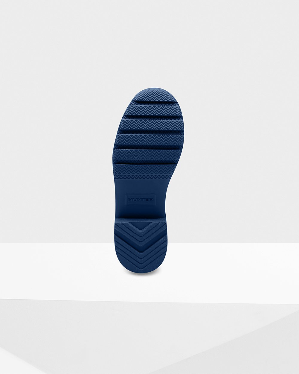 Wysokie Gumowce Damskie - Hunter Original Tour Foldable - Granatowe - SOCW-52384